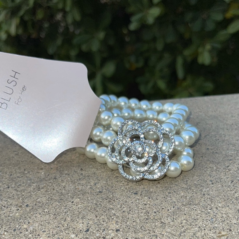 Faux Pearl Layered Bracelet by Blush For Her